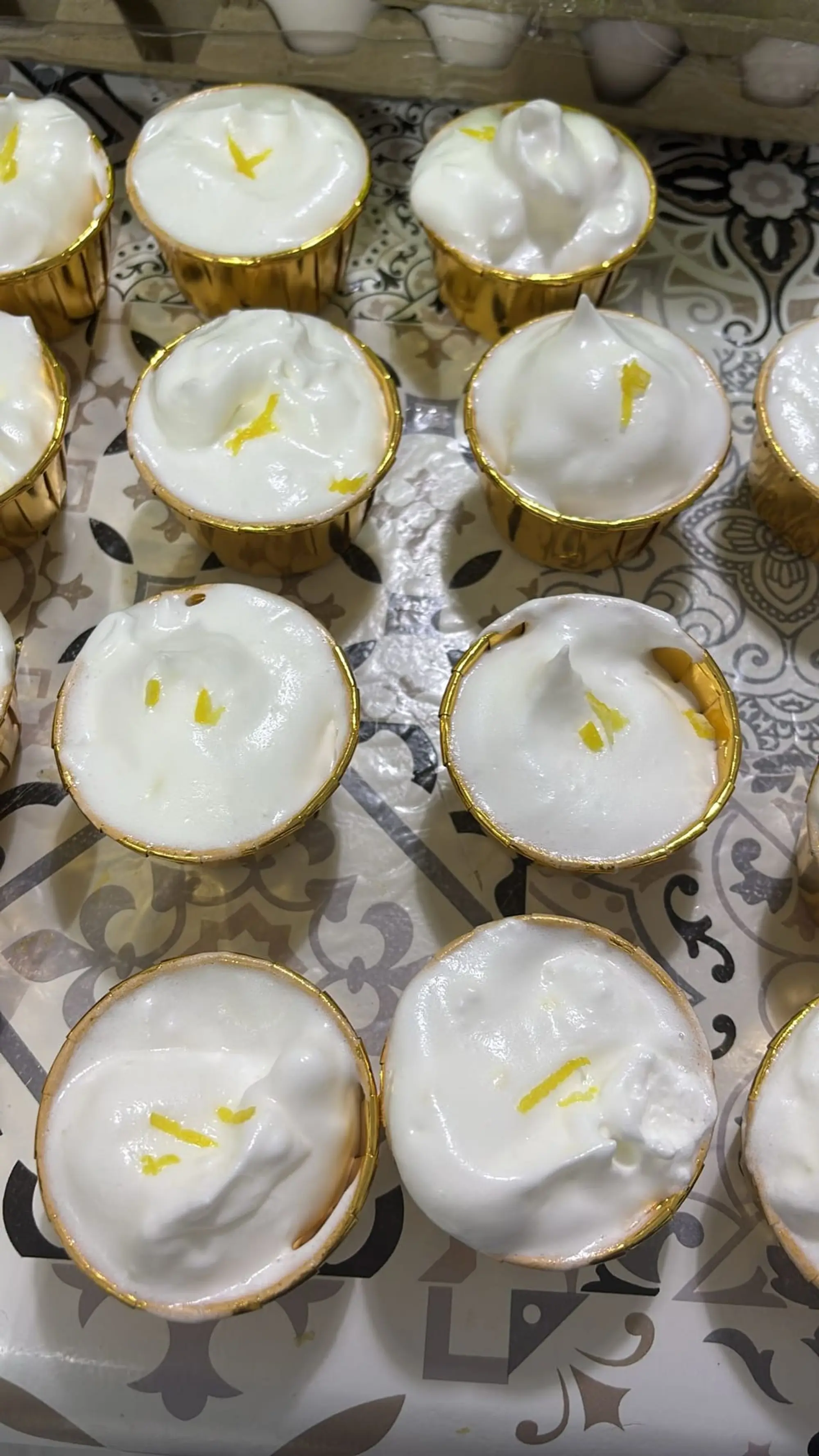 Tartelettes individuelles meringuées